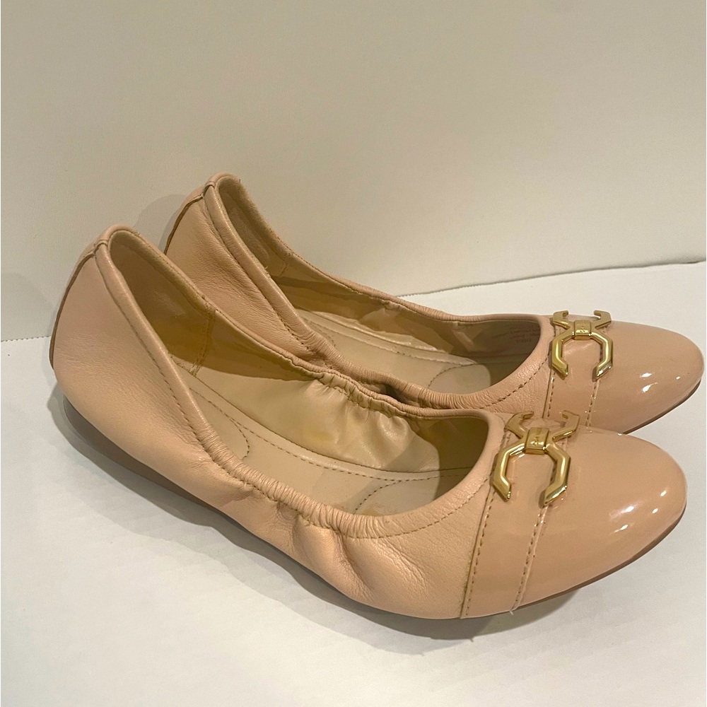 Cole Haan Grand Os Women’s Leather cream Ballet Flat size 8